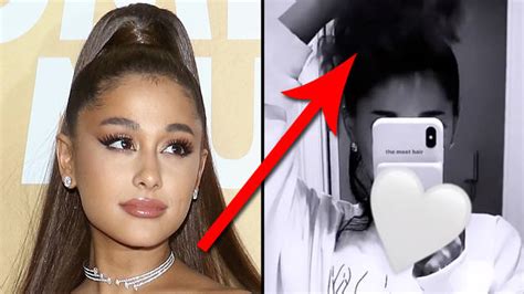 ariana grande shows off her natural hair after growing it on instagram popbuzz
