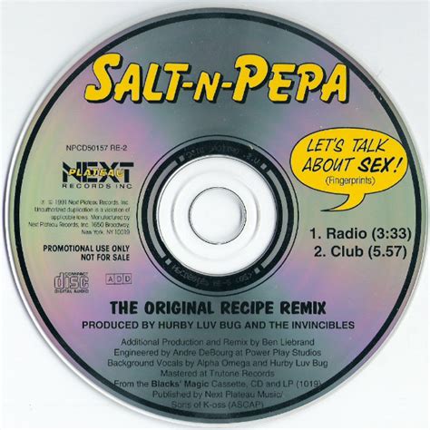 Salt N Pepa Let S Talk About Sex The Original Recipe Remix 1991
