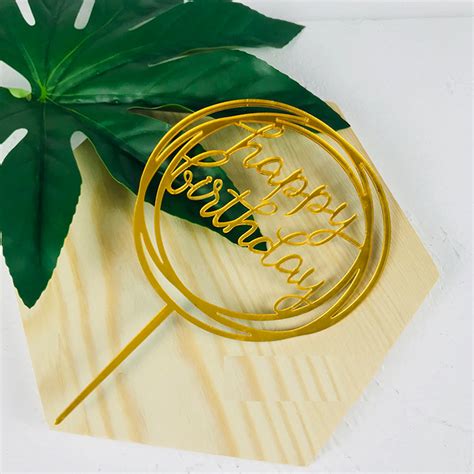 Chocolate hamper, cakes, flowers, personalized birthday gift delivery in hyderabad you can get useful gifts for birthday at cheap price only at our website which you can order only by browsing our site. Gold Birthday Cake Topper - Wishque | Sri Lanka's Premium ...