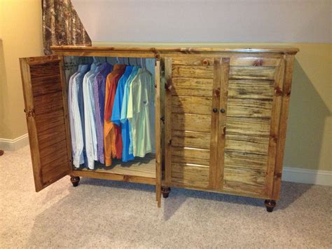 Short Armoire For Efficient Closet Organization