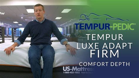 Welcome to the road to comfort. Tempur-pedic Tempur Luxe Adapt Firm Mattress Comfort Depth ...