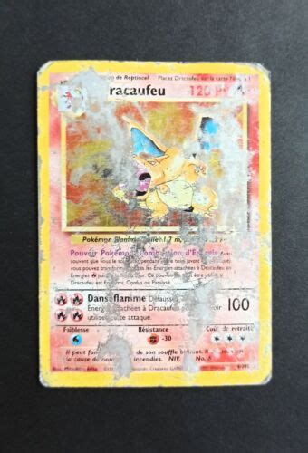 Carte Pok Mon Dracaufeu Holo Wizards Set De Base Fr Ebay