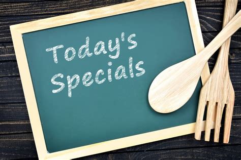 (up to $25 certificate value) Wichita restaurant specials, day by day