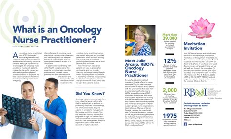 What Is An Oncology Nurse Practitioner — July 2020 Robert Boissoneault Oncology Institute