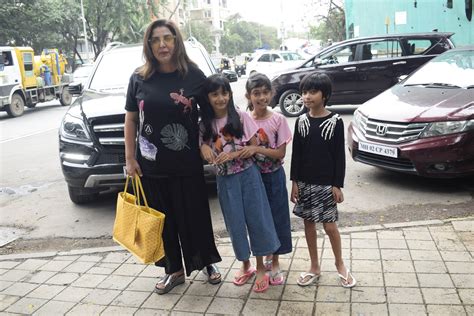 Farah Khan Spotted At Kromakay Salon In Juhu On Th July Farah