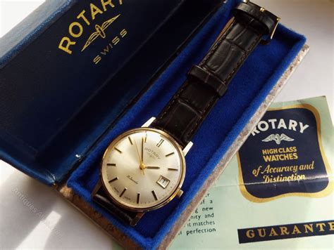 Antiques Atlas Gents Gold Rotary Watch 1967 With Box And Papers