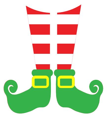 Elf Leg Monogram Christmas Free Svg File SVG Heart