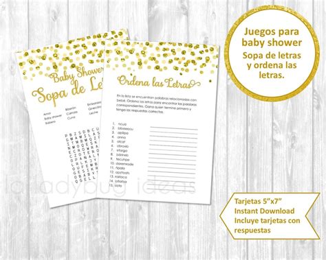 Juegos De Sopa De Letras Para Baby Shower Para Imprimir Gratis Free