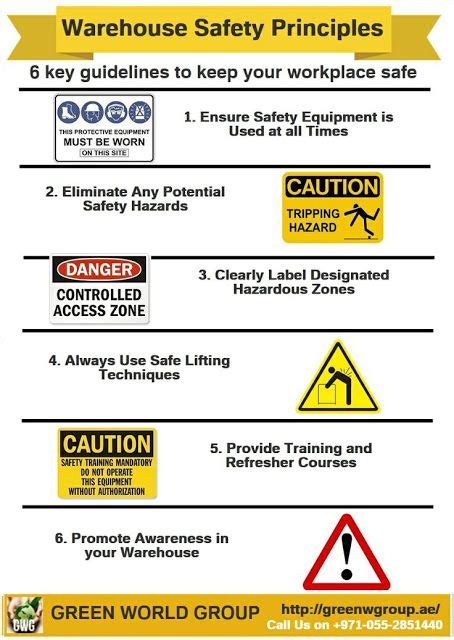 6 Key Guidelines To Warehouse Safety Principles Occupational Health