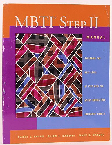 Mbti Step Ii Manual For Sale Picclick