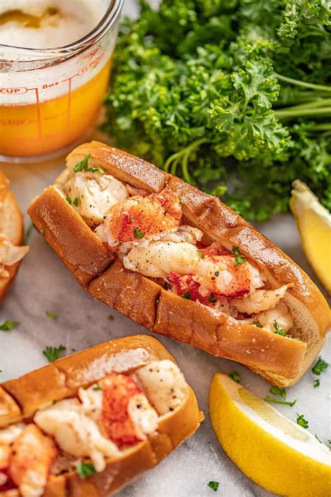 Brown Butter Lobster Rolls The Stay At Home Chef
