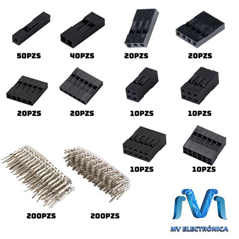 Kit De Conectores Mm Crimpado Pin Macho Hembra Terminal