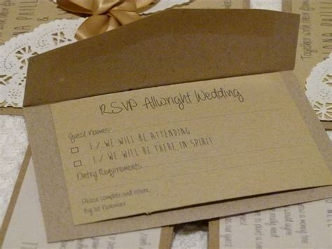 This Is The Rsvp That I Made To Go Together With Our Invitation And Wishing Well Card Wishing
