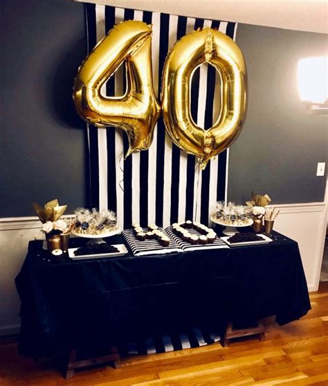 Mis 40 40thbirthday 40th Birthday Decorations 40th Birthday Men