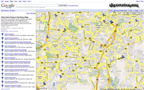 Shop for personalized gifts at the printing shop. Map Guide to Video Game Shops (Klang Valley)