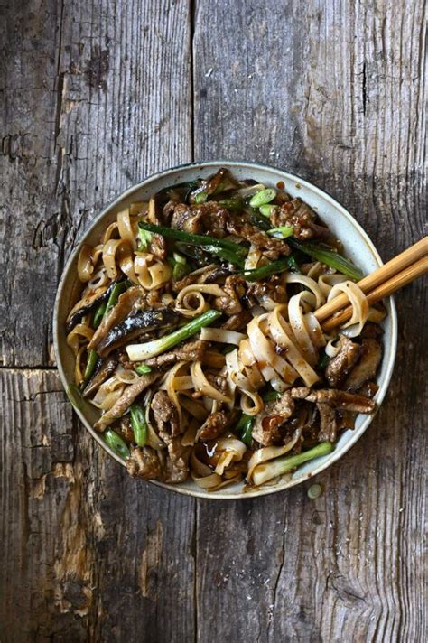 Easy and quick veggie stir fry with mushrooms that is perfect for healthy lunch or dinner. 20 minute Beef and Shiitake Noodle Stir-Fry | Serving ...