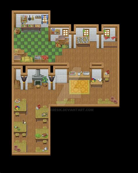 Rpg Maker Map Little Inn By Veresik On Deviantart