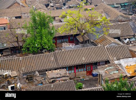 Traditional Old Hutong Houses Beijing China Jmh1555 Stock Photo Alamy
