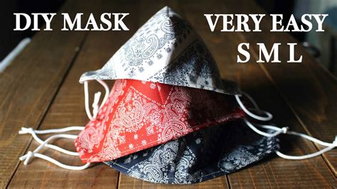 4 Layer Easiest 3d Face Mask S M L Sewing Tutorial｜diy Mask For