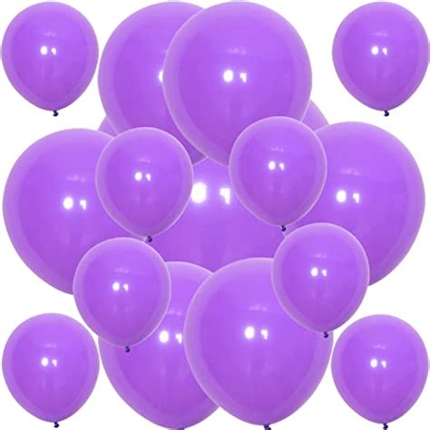100 Pack Light Purple Balloons Different Sizes 1812105