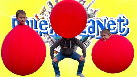 Giant Balloon Challenge Челлендж Гигантский Шарик Youtube