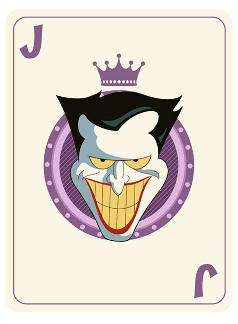 A Project Of Batman The Animated Series Joker Card Joker Cartoon