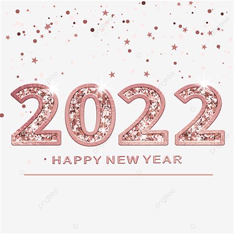 Happy New Year 2022 Champagne Pink - Happy New Year 2022