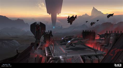Art Of Dechambo Halo Infinite Banished Base Exploration