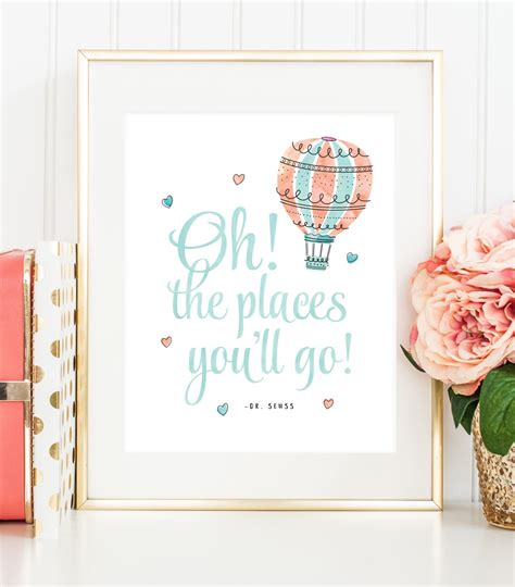 printable bookmarks with famous quotes from oh the oh the places youll go is the top selling