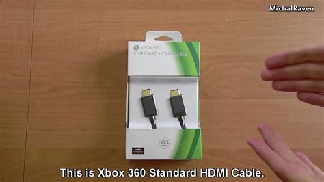 Xbox 360 Standard Hdmi Cable Unboxing Pleng Youtube