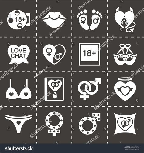 Vector Sex Icon Set 446699254 Shutterstock