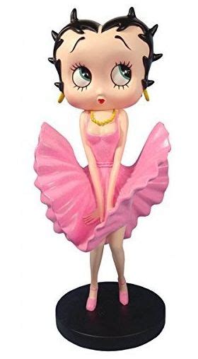Brands Betty Boop Figurines Betty Boop Cool Breeze In Pink