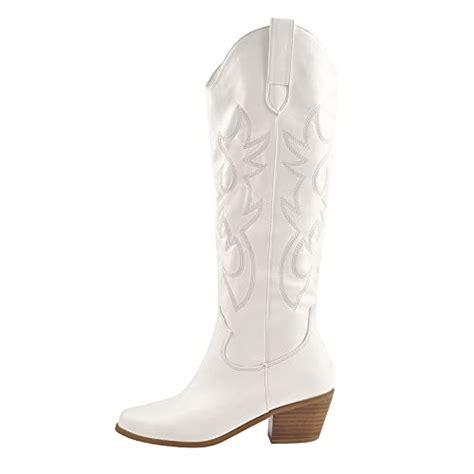 Look Stylish And Chic In Girls White Cowgirl Boots