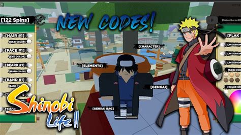 (developers says, 'there is a anti exploit system.') notice 2 : (95 SPINS) ALL *NEW* Working Codes In Shinobi Life 2 ...