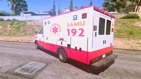 Samu Ambulance Ambulância Do Samu Gta5