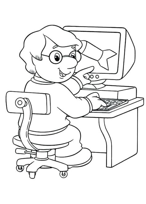 20 technology projects for kids. Computer Coloring Pages | Coloring pages, Coloring pages ...