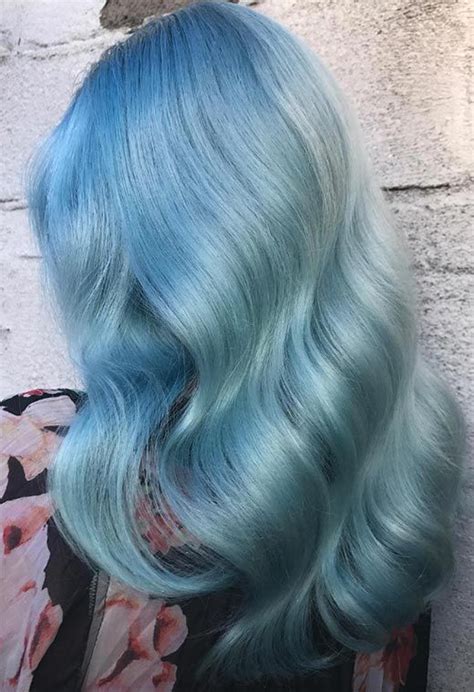 Bored with your hair at home? 65 Iridescent Blue Hair Color Shades & Blue Hair Dye Tips ...