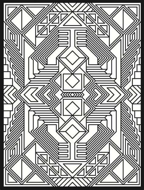 Get This Art Deco Patterns Coloring Pages For Adults Free