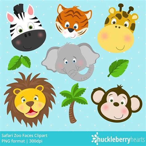 African Animals Clipart Safari Animals Graphic By Clipartisan