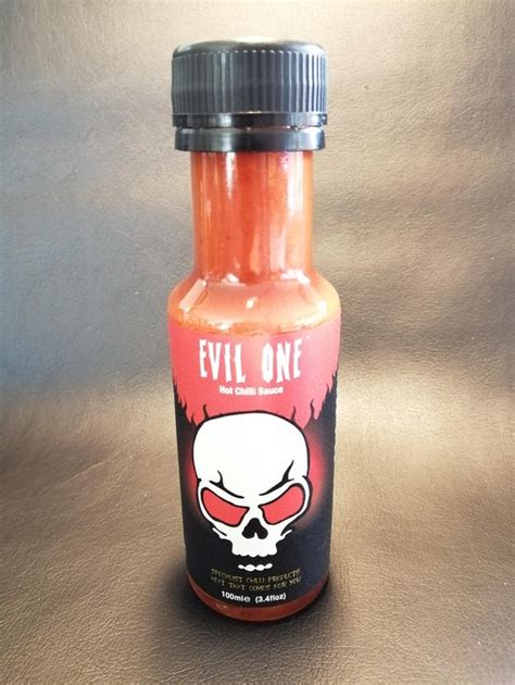 Evil One Hot Chilli Sauce Heat Level 10 Chilisausbelgium Grim Reaper Foods Bol