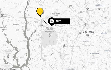 Charlotte Douglas Airport Parking Map