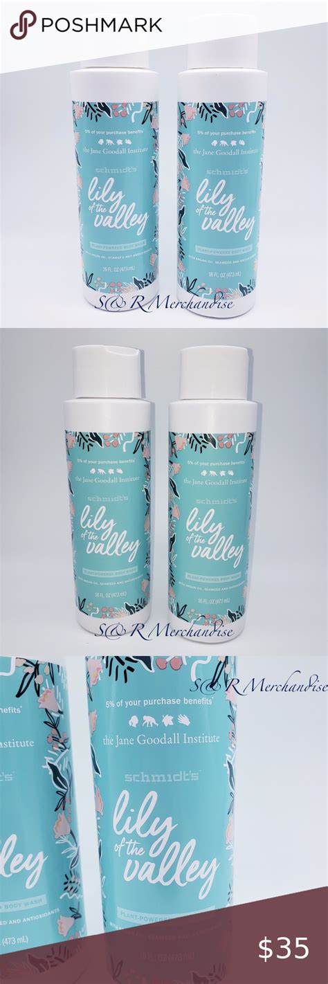 Schmidts Deodorant Body Wash Lily Of The Valley Body Wash Deodorant