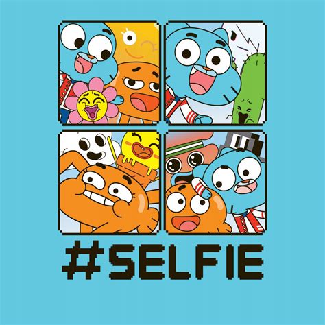 Poszewka Gumball Selfie Cartoon Network 40x40 Gum171050 Cena