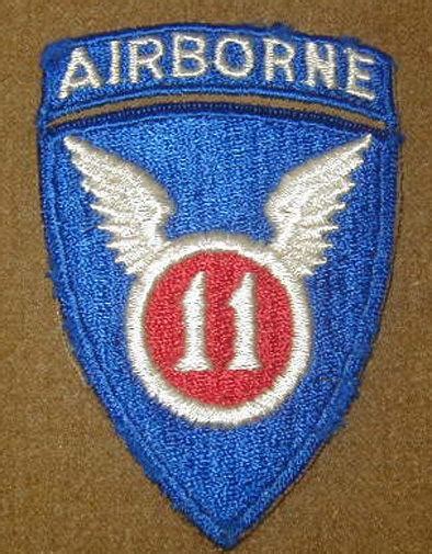Original Wwii 11th Airborne Division Patch Paratrooper 1831946474