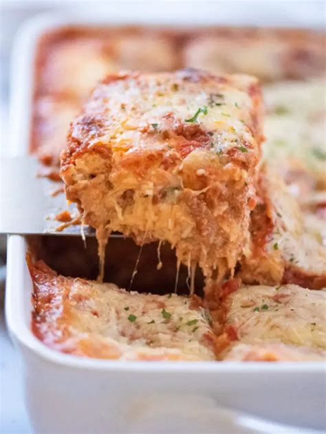 Cheesy Meat Lovers Lasagna So Delicious Domestic Dee