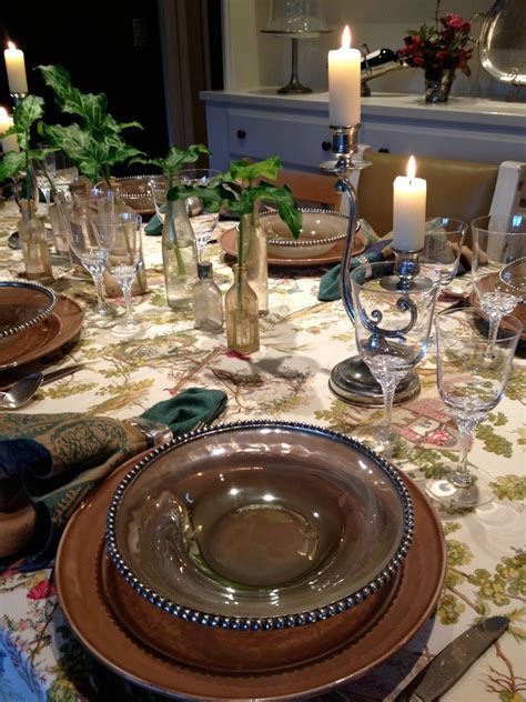 Sure, you invited your friends to the table. Winter Dinner Party for 8 - Knitionary