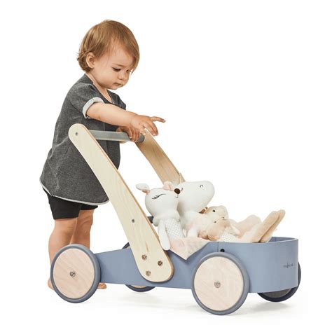 GREY - Baby Walker | Coco Village | Wooden baby walker, Baby walker, Wooden baby toys