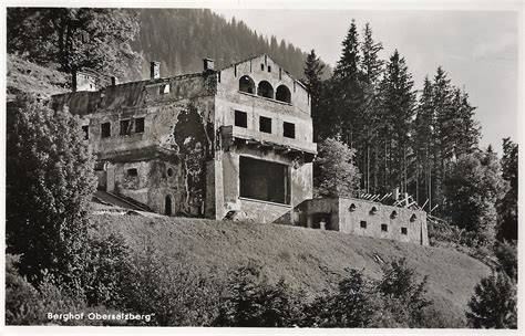Obersalzberg Germany Berghof Wwii War Damage From Wikip Flickr