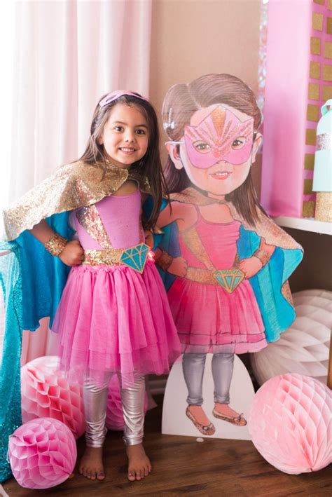 super sparkle superhero party project nursery girl superhero birthday party barbie birthday