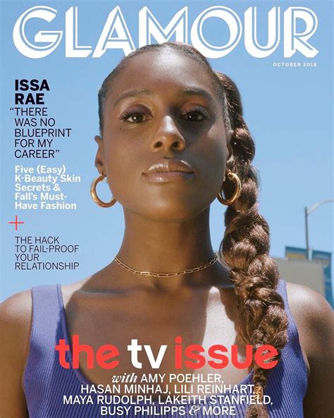 Issa Rae Is Faultless On The Cover Of Glamour Magazine October Issue